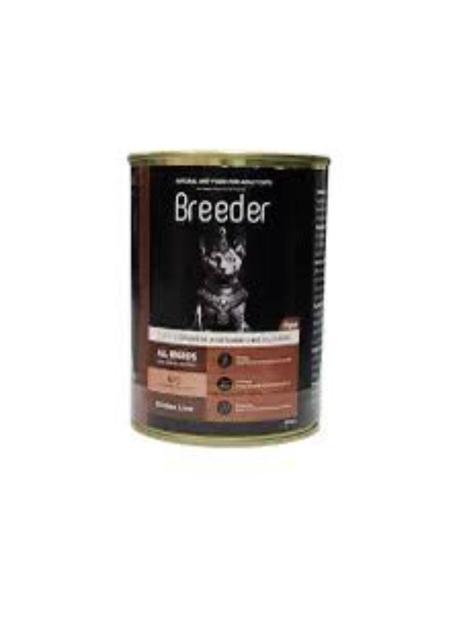 Breeder pate wet food with chicken&liver for cat 400g